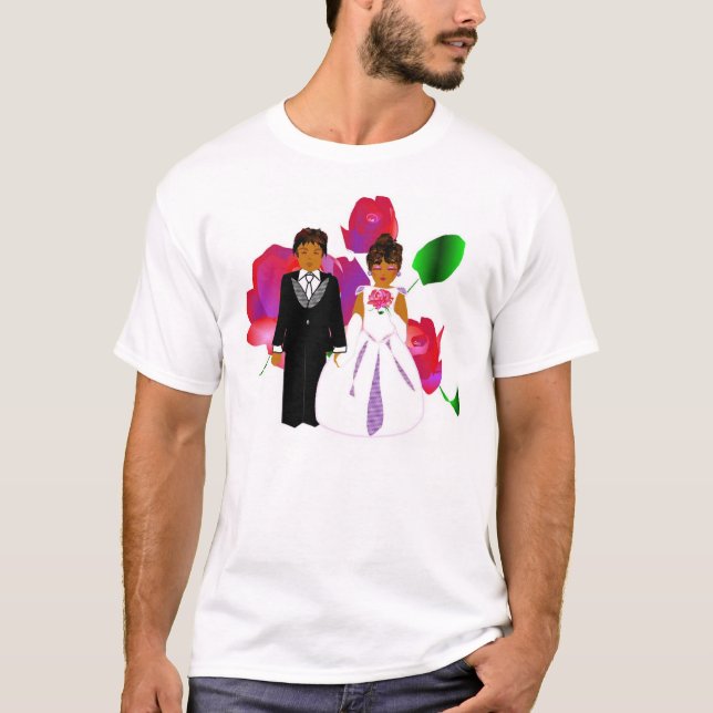 Hochzeitsfeier II "Blütenmädchen" T - Shirt nach M (Vorderseite)