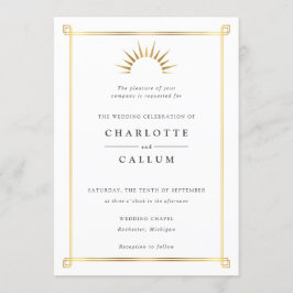 Hochzeitsfeier im Deko Einladung