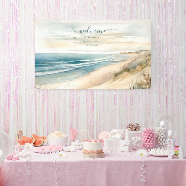Hochzeitsfeier im Sommer Banner (Party)