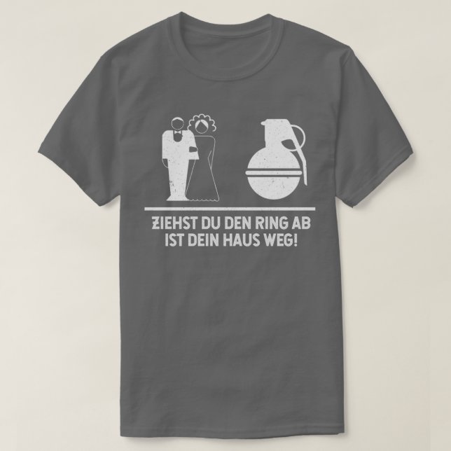 Hochzeitsfeier lustig T-Shirt (Design vorne)