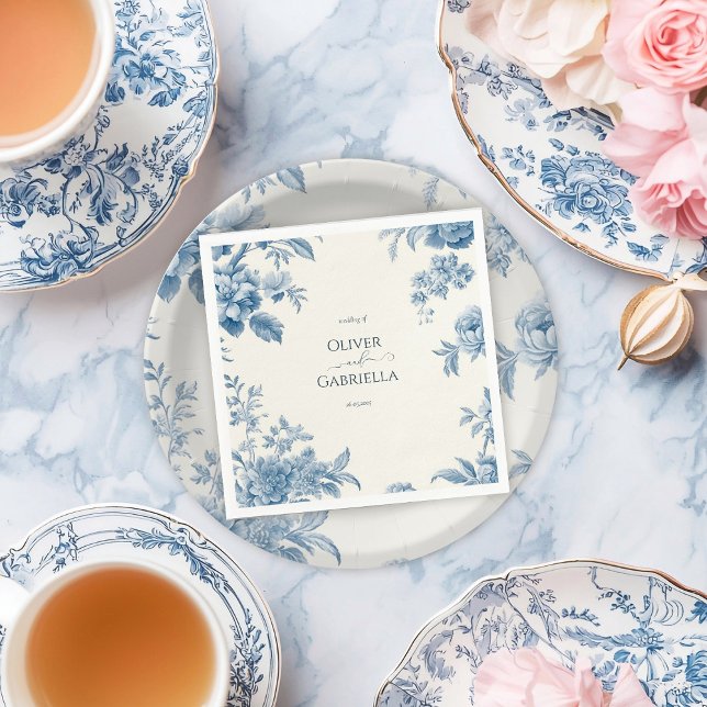 Hochzeitsfeier mit Blumen Serviette (Von Creator hochgeladen)