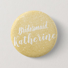 Hochzeitsfeier mit Goldmedaille und Glitzer der Mo Button