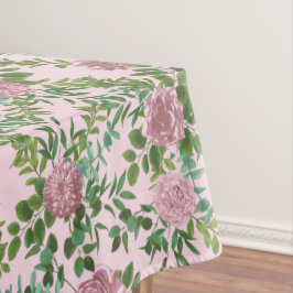 Hochzeitsfeier mit hellrosa Rose Tischdecke