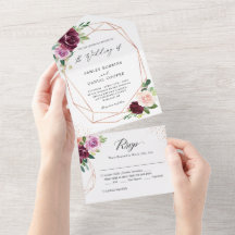 Hochzeitsfeier mit Lila Blush
