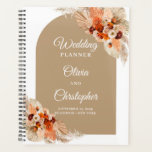 Hochzeitsfeier mit Terracotta pampas boho Planer<br><div class="desc">Terracotta Pampas Gras Boho Boho Boho Bogen Kupfer Hochzeitsplaner, Dieses beeindruckende moderne Design ist perfekt für alle boho oder tropischen Stil Veranstaltungen. Das Design ist in Aquarellfarbe handgemalt Pampas Rasen gemischt getrocknete Palmen Blätter gemischt Terrakotta-Blume und gebrannte beige Rose und gemischt burgundische Blume Rose gemischt Rost erdigen Töne Blume in...</div>