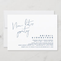 Hochzeitsfeier, Party, Navy Blue
