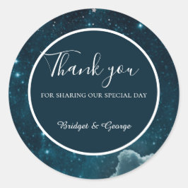 Hochzeitsfeier Runder Aufkleber