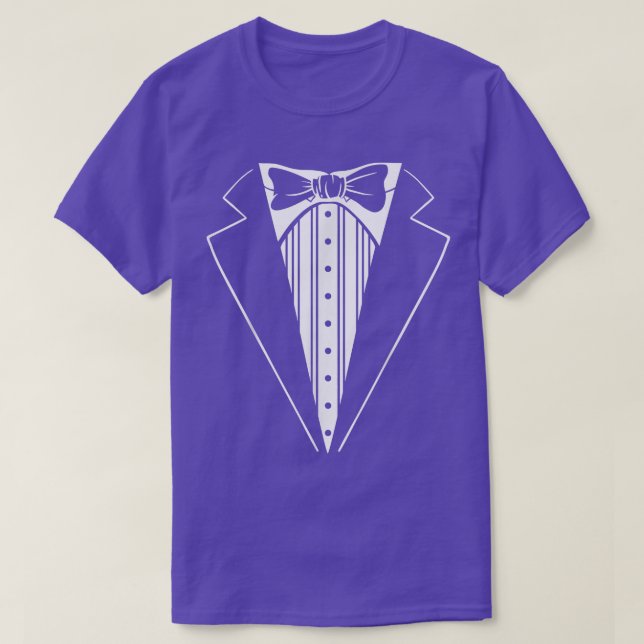 Hochzeitsfeier Tuxedo Matching Bachelor Party Funn T-Shirt (Design vorne)