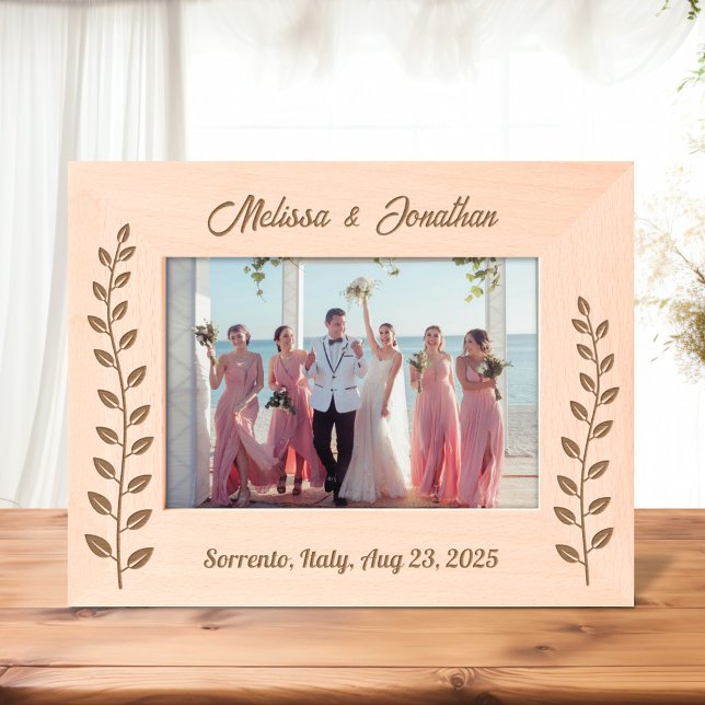 Hochzeitsfeier von Groß-Kraut-Zweigstelle 7x5 Geätzte Rahmen (Von Creator hochgeladen)