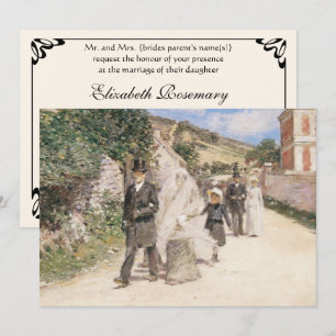 Hochzeitsfeier von Robinson, Hochzeit des Impressi Einladung