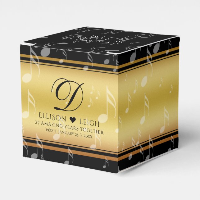 Hochzeitsfeier zum 27. Mal Geschenkschachtel (Vorderseite)