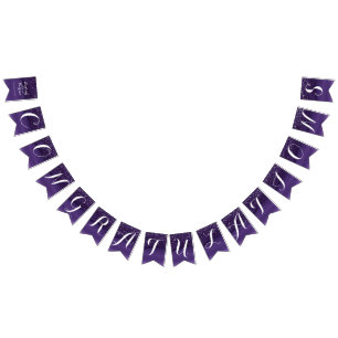 Hochzeitsfeiern am frühen Abend Wimpelkette