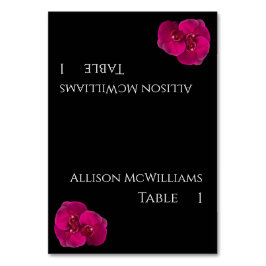 Hochzeitsfeiern - Black Fuchsia White Tischnummer