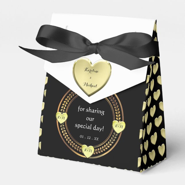 Hochzeitsfeiern Geschenkschachtel (Vorderseite)