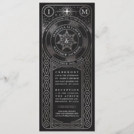 Hochzeitsfeiern in der Gewerkschaft (Tall Silver) Einladung