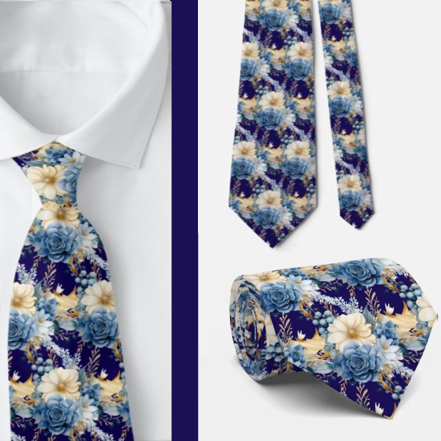 Hochzeitsfeiern mit blauen Blume Krawatte (Von Creator hochgeladen)