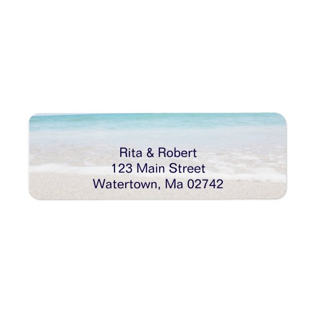 Hochzeitsfeiern - Rücksendeadressen-Aufkleber (Vorne)