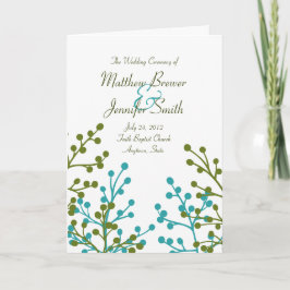 Hochzeitsfeierprogramm und Bestellung der Servicek Programm