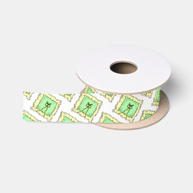 Hochzeitsfeierring Trägerpilz Ribbon Satinband (Spule)