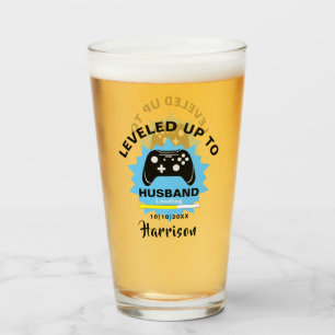 Hochzeitsfeiertag Husband-Geschenk für Gamer Fun G Glas