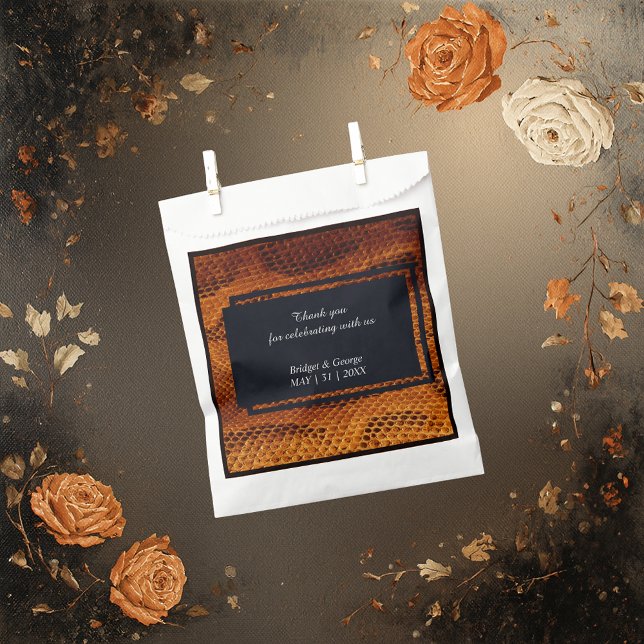 Hochzeitsfest mit wilder Schlange Geschenktütchen (Von Creator hochgeladen)