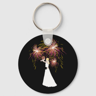 Hochzeitsfeuerwerk Schlüsselanhänger