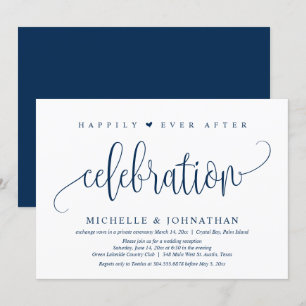 Hochzeitsflucht, Happy End Celebration  Einladung