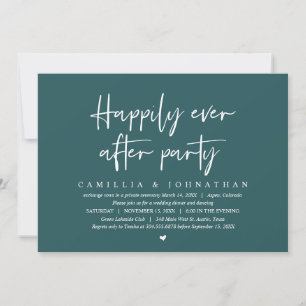 Hochzeitsflucht, Happy End Party-Einladung Einladung
