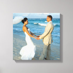 Hochzeitsfoto 12"x12" leinwanddruck