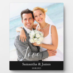 Hochzeitsfoto Name Fotoplatte