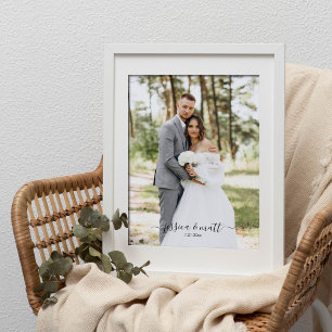 Hochzeitsfoto-Schriftzug Hochzeitsjubiläums-Gesche Fotodruck