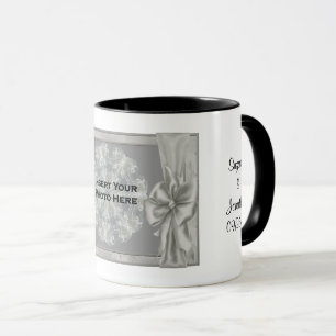 Hochzeitsfoto Silber Personalisiert Tasse