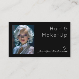 Hochzeitsfrisuren-Stylistin Make-Up Kosmetikerin Visitenkarte