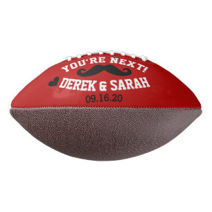 Hochzeitsfußball/Trauzeugen Personalisiert Football
