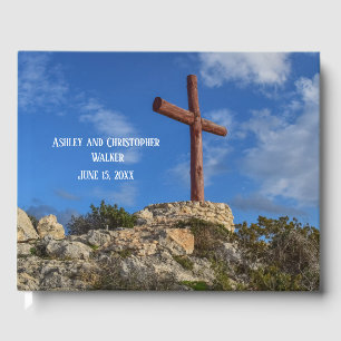 Hochzeitsgästebuch mit christlichem Kreuz Gästebuch