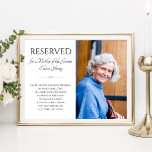 Hochzeitsgedenken für die verstorbene Mutter des B Poster
