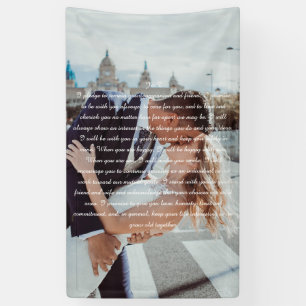 Hochzeitsgelübde Paar Foto Banner