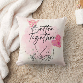 Hochzeitsgeschenk "Better Together" Kissen