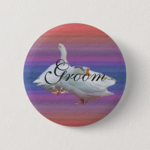 Hochzeitsgeschenk, Braut oder Bräutigam Button