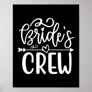 Hochzeitsgeschenk-Bride-Crew Poster