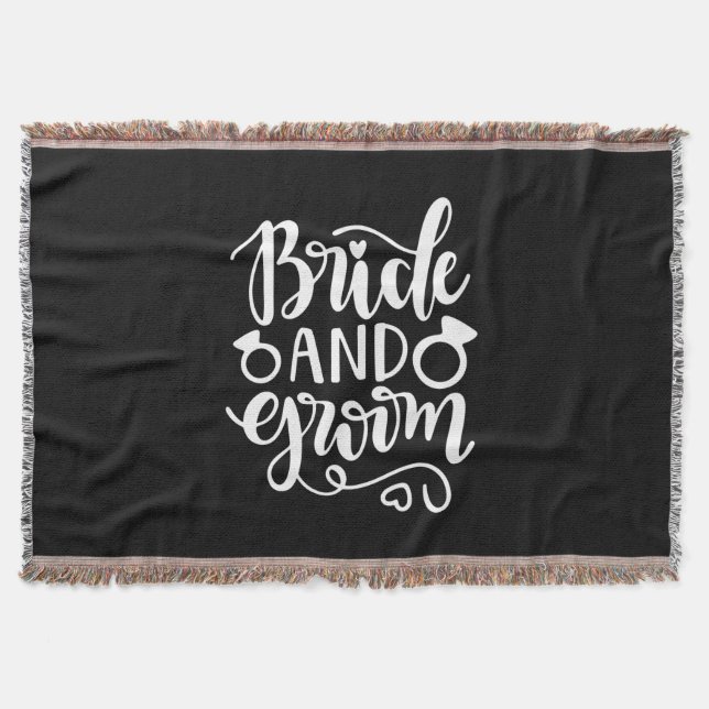 Hochzeitsgeschenk Decke (Vorderseite)