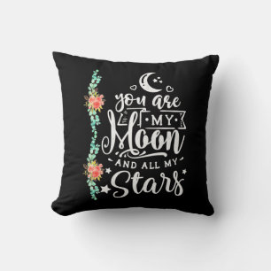 Hochzeitsgeschenk   Du bist mein Mond und alle Ste Kissen