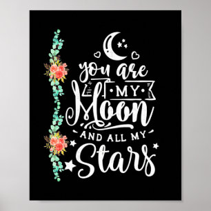 Hochzeitsgeschenk   Du bist mein Mond und alle Ste Poster