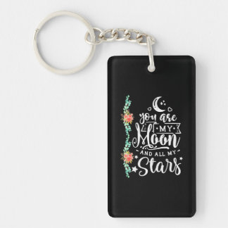 Hochzeitsgeschenk | Du bist mein Mond und alle Ste Schlüsselanhänger