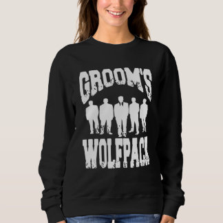 Hochzeitsgeschenk für den Bräutigam Wolfpack Retro Sweatshirt