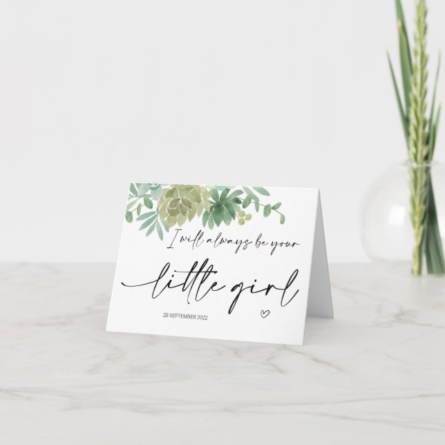 Hochzeitsgeschenk für Eltern des Mama-Vaters der B Karte (Vorderseite)
