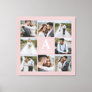 Hochzeitsgeschenk für mehrere Foto Leinwanddruck