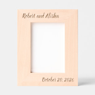 Hochzeitsgeschenk für Paar   Hochzeitsbilderrahmen Geätzte Rahmen