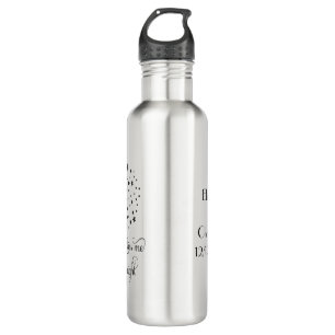 Hochzeitsgeschenk für Paare Küss mich immer Edelstahlflasche