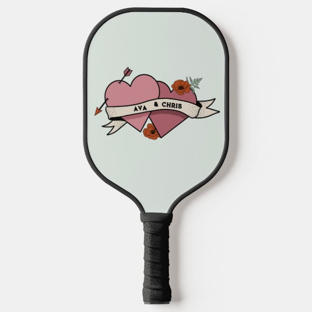 Hochzeitsgeschenk für Pickleball Schläger (Vorderseite)